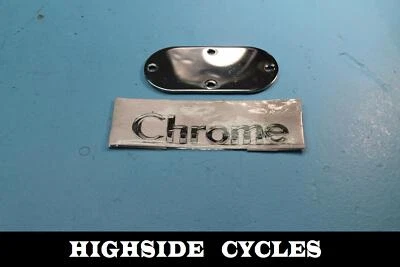 1440 03 HARLEY-DAVIDSON DYNA PRIMARY CHROME CHAIN INSPECTION PLATE COVER - Image 1 of 4