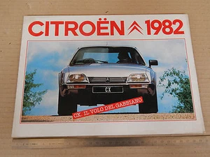 DEPLIANT ORIGINALE 1982 CITROEN CX A 2 PAGINE BROCHURE PROSPEKT - Foto 1 di 3