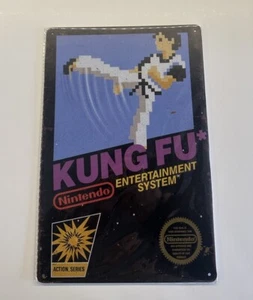 Poster videogioco retrò Kung Fu Nintendo Nes insegna in metallo 12x8 pollici spedizione veloce! - Foto 1 di 4