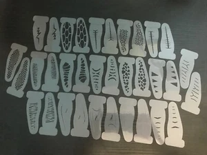 3' Inch Fishing Lure Stencils VARIETY PACK - Bild 1 von 1