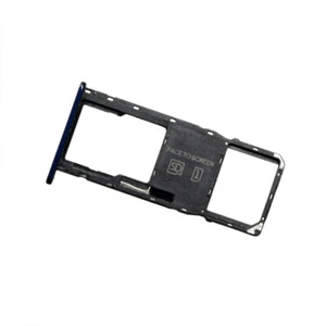 new blue SIM Card Holder  for Motorola Moto G7 Power single microsd tray  - Picture 1 of 4