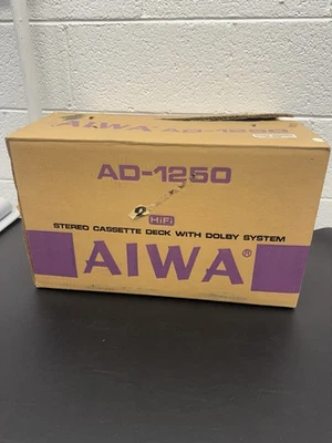 Aiwa Stereo Cassette Deck AD-1250  - Image 1 of 4