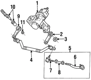 Genuine GM Tie Rod Assembly 90510650 - Picture 1 of 1