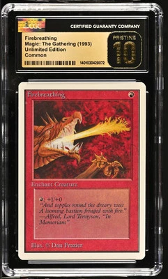 FIREBREATHING Unlimited C CGC 10 MTG [Nostalgium] - Image 1 of 2