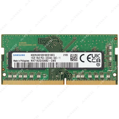 Samsung 16GB DDR4-3200 PC4-25600 1Rx8 SODIMM Laptop Memory RAM M471A2G43AB2-CWE - Image 1 of 2