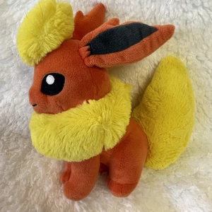 "Juguete de peluche Flareon Pokemon Fire Eevee Sanei All Star Collection 8"" Japón" - Imagen 1 de 5
