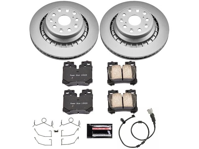 Kit de pastillas de freno trasero y rotor 64BJSR77 para Lexus LS460 LS600h 2007 2008 2009 Foto 1 de 1
