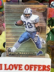 1999 Bowman's Best Barry Sanders #50 Detroit Lions C Store More Rare - Picture 1 of 3