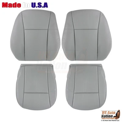 2010-2013 Fits Ford Transit Leatherette Front Replacement Seat Covers Gray - Image 1 of 4