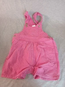 Vintage Carter’s Pink Overall Outfit Size 18-24 Months Read - Picture 1 of 9