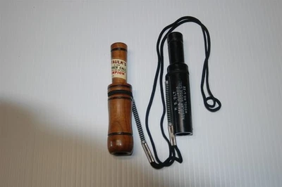 VINTAGE FAULK'S H-100 HONKER CALL AND P.S. OLT L-22 REGULAR GOOSE CALL - Image 1 of 4