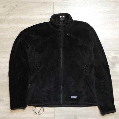Patagonia R4 Jacket Womens Large Sweater Full-Zip Fleece Black Vintage 36112 - Image 1 of 4