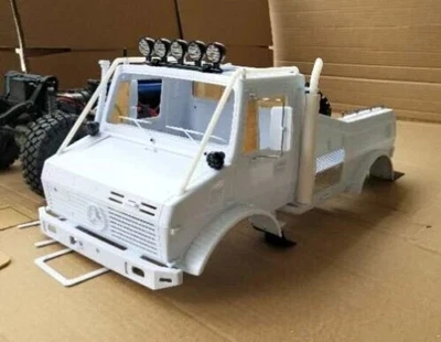Unimog 1/6 Scale RALLY TRUCK Plastic Body Shell UNPAINTED  FOR  SCX6  501mm Whee - Image 1 of 4