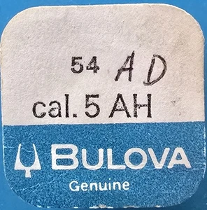 Bulova Cal. Balance completo 5AH #54 NUEVO EN STOCK - Imagen 1 de 2