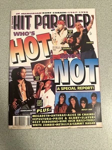 Hit Parader August 1994 Soundgarden Pearl Jam Nine Inch Nails Tool Cobain RIP - Picture 1 of 9