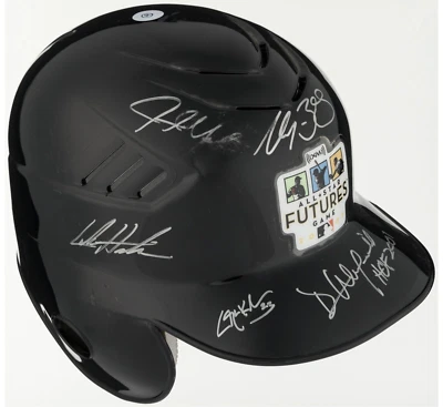 Clayton Kershaw Pre Rookie 2009 Futures All Star Game Team Signed Helmet JSA COA - Image 1 of 4