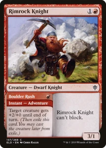 x4 Rimrock Knight // Boulder Rush ELD MTG Eldraine 137/269 COMMON M/NM 4x - Picture 1 of 1