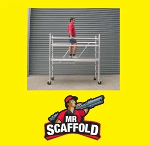 3.3metre REACH Portable Scaffold Mobile TOWER with strong SWL 225KG Welded - Picture 1 of 10