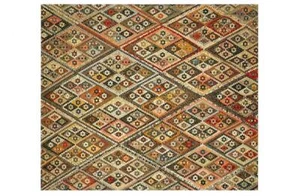 Postkarte Welsh Diamond Patchwork Quilt c1870 nr Cardigan Amgueddfa Museum NrMINT - Bild 1 von 1