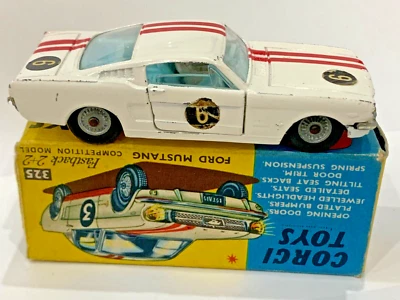 CORGI TOYS 325 FORD MUSTANG FASTBACK 2+2 WITH BOX - Image 1 of 4