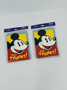 Mickey Mouse Disney Hallmark Thank You 20 Notes & 20 Envelopes New - Picture 1 of 4