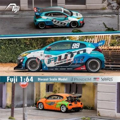 Fuji 1:64 GR Yaris Pandem Rocket Bunny Diecast Model Car - Image 1 of 4
