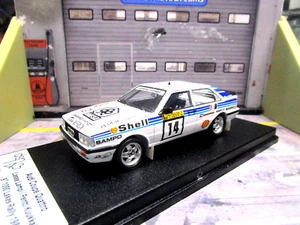 AUDI Coupe Quattro Rally 1000 Laghi Finlandia 1986 #14 Lampi Trofeu Scala 1:43 - Foto 1 di 6