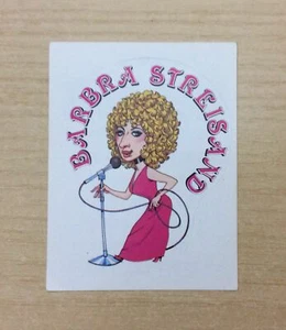 FIGURINE PANINI - PANINI'S STICKERS - BARBRA STREISAND - NUOVA - NEW - Picture 1 of 2