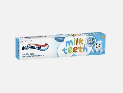 Macleans Milk Teeth Toothpaste 63g 0-3 years - image 1 of 4
