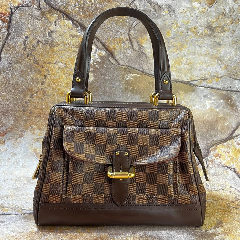 Bolso de mano Louis Vuitton Knightsbridge marrón Damier Level Foto 1 de 4