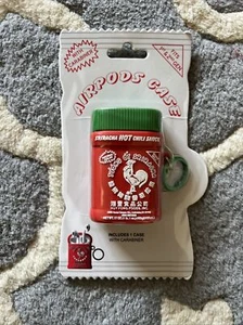 New Sriracha Hot Chili Air pods Protective Case Comes With Carabinier Gen 1 & 2 - Picture 1 of 2