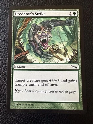 PREDATOR’S STRIKE Mirrodin MTG Magic the Gathering Common NM - Image 1 of 2