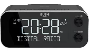Bush DAB+ Clock Radio with Wireless Charging Dock and Dual Alarm (Radio Faulty) - Picture 1 of 8