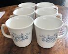 Corelle By Corning Colonial Mist Set Of 6 Coffee Tea Mugs Cups Usa Excellent
