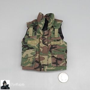 1:6 Dragon US Woodland Camo PASGT Body Armor Flak Vest for 12" Figures