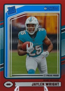 2024 Donruss #344 Jaylen Wright Red Press Proof - Picture 1 of 2