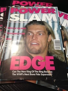 WWE Power Slam Magazine # 85 Edge WWF Wrestling Magazine + Poster - Picture 1 of 3
