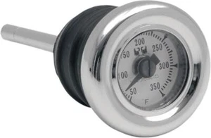 DS Oil Filler Plug w/ Temperature Gauge Chrome Harley Davidson 139492 - Picture 1 of 1