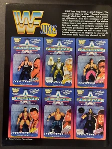 1996 WWF Superstars Series 1 Figures Razor Ramon~ Magazine Preview Page/PRINT AD - Picture 1 of 1