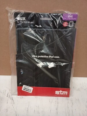 STM Dux rugged case for Apple iPad 2, 3, 4 - Black (stm-222-066J-01) Brand New - Image 1 of 4