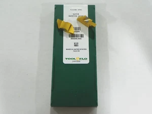 10pc) ToolFlo FLG 4189L GP50 Top Notch Coated Carbide Grooving Inserts NG 4189L - Picture 1 of 6