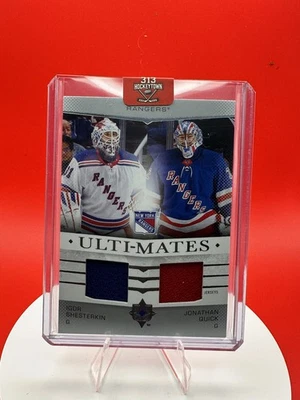 Igor Shesterkin / Jonathan Quick 2024-25 UD Ultimate Ulti-Mates Jersey #UTM-QS - Image 1 of 2