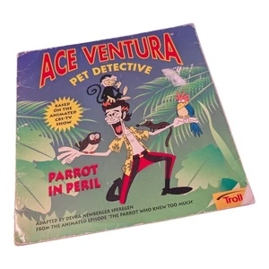 Ace Ventura Pet Detective Vintage Paperback Book Troll Parrot in Peril Jim Carey - Picture 1 of 8