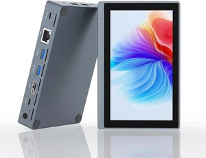 Mini PC Intel N5095 8GB RAM 128GB Windows 11 Pro 5,5" HD WiFi/GB LAN mit Akku - Bild 1 von 1