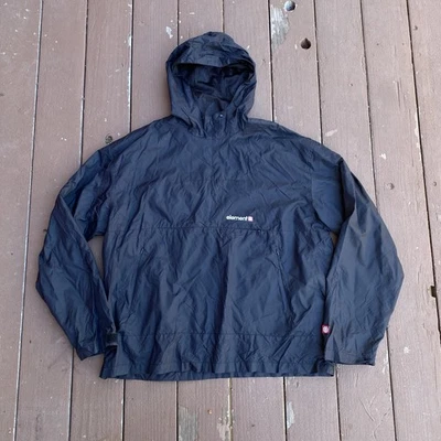 Vintage Element Skateboards Hooded Anorak Jacket Windbreaker Black XL Parka - Image 1 of 4