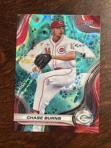 Bowman's Best 2024 - Top Prospects Chase Burns #TP-28 Aqua Lava Refractor/199  - Imagen 1 de 3