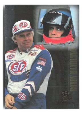 1997 Press Pass Premium #9 Bobby Hamilton Emerald Proofs - Image 1 of 2