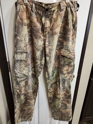 Винтажные мужские штаны-карго Whitewater Outdoors M камуфляжные охотничьи Realtree 30x30 - Изображение 1 из 4