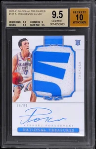 Panini National Treasures Aleksej Pokusevski #121 BGS 9.5 Auto 10 - Picture 1 of 2