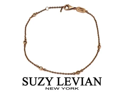 Brazalete de diamantes Suzy Levian de 0,15 quilates de oro rosa de 14 k Foto 1 de 4